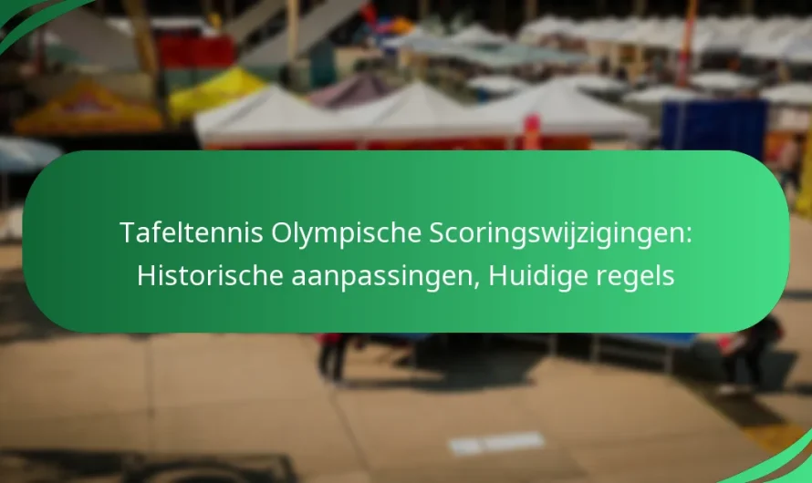 Tafeltennis Olympische Scoringswijzigingen: Historische aanpassingen, Huidige regels